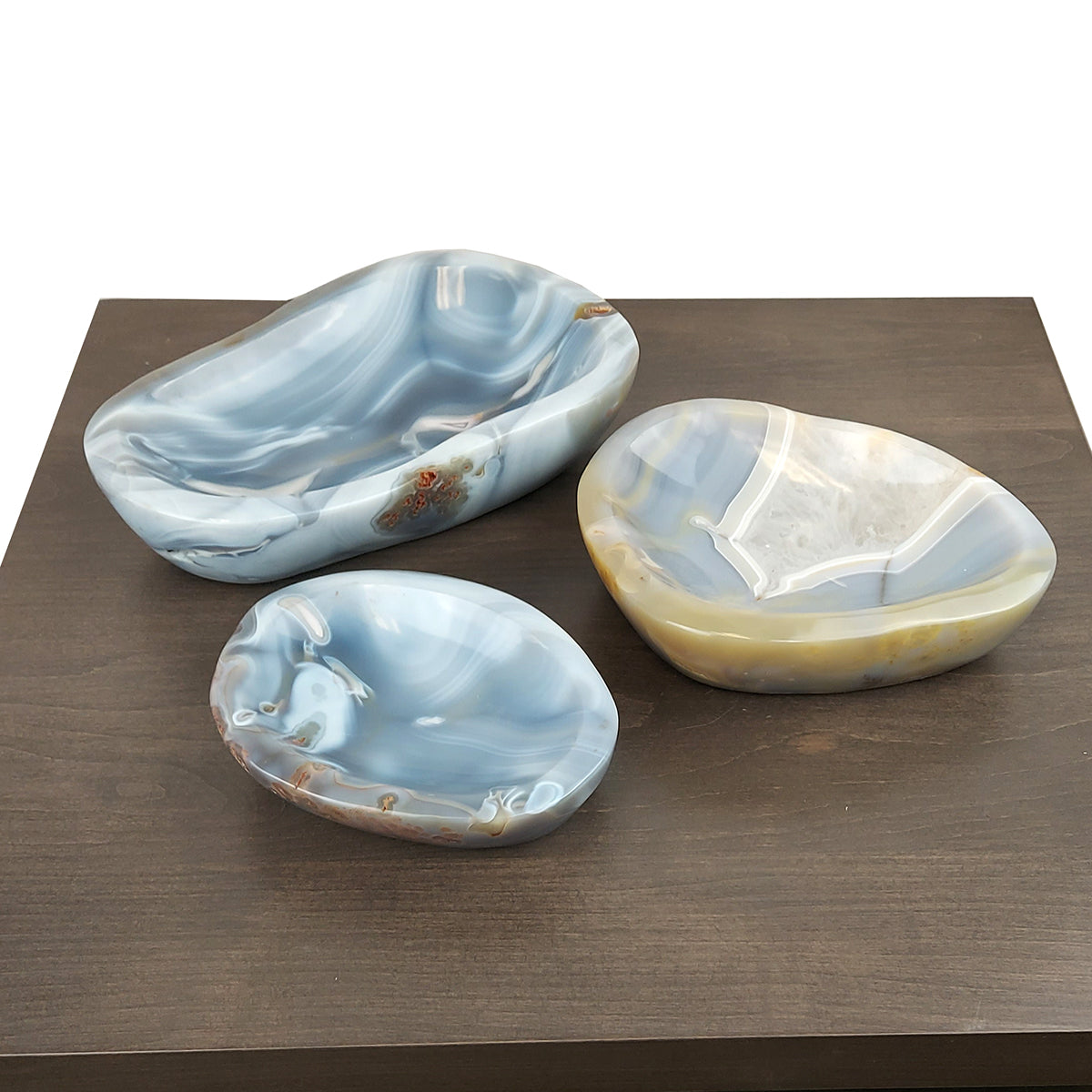 1068-2 Blue Agate Bowl