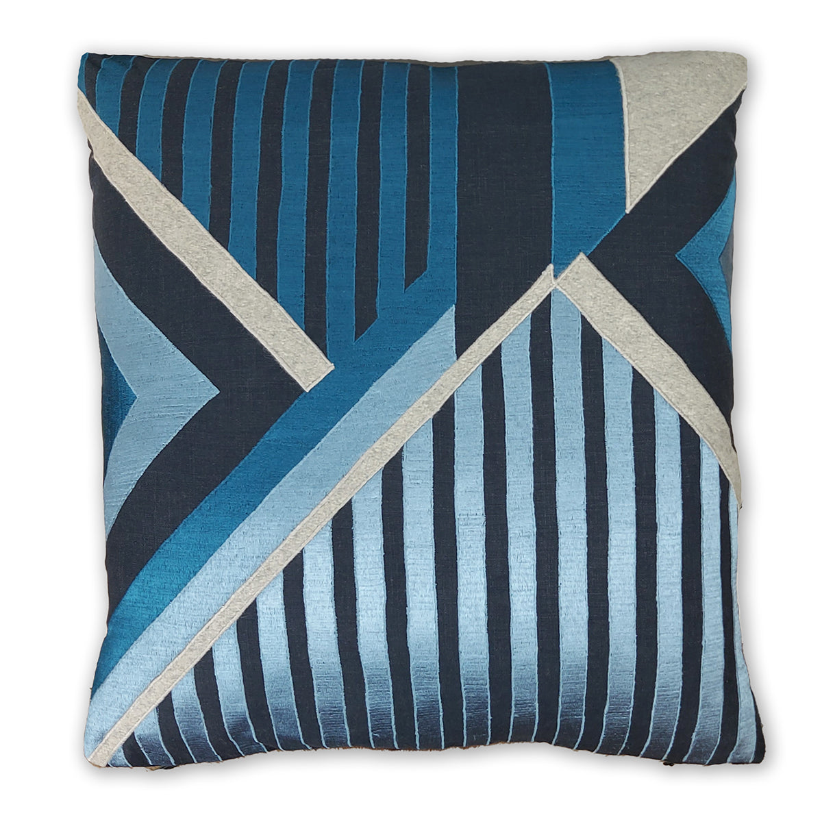 15-077 Op Art Square Decorative Pillow