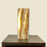 215-4 Amber Onyx Luminary Pedestal Lamp