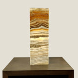 215-5 Amber Onyx Luminary Pedestal Lamp