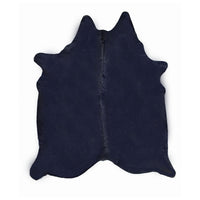 22-1136 Designer Cow Hide Navy Rug