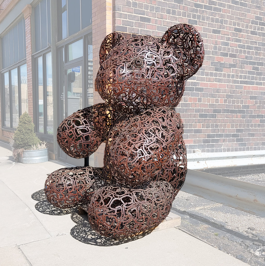 2203-18 Patrick Buckohr Metal Teddy Bear
