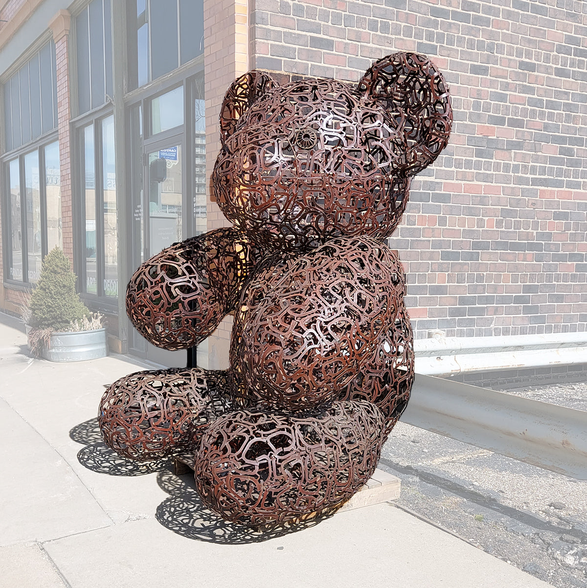 2203-18 Patrick Buckohr Metal Teddy Bear