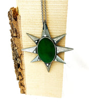 23-2001 Nephrite Star Necklace by Mariella Pilato