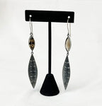23-2003 Internal Pyramids Earrings by Mariella Pilato