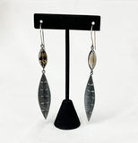 23-2003 Internal Pyramids Earrings by Mariella Pilato