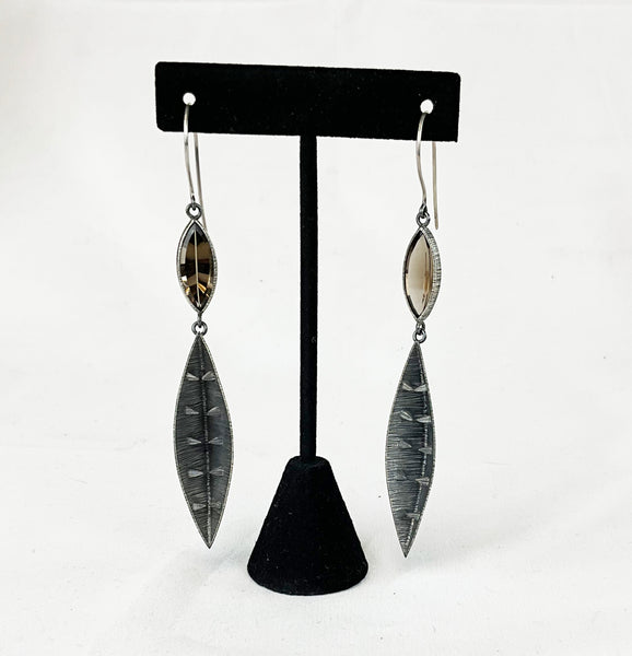 23-2003 Internal Pyramids Earrings by Mariella Pilato