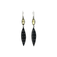 23-2003 Internal Pyramids Earrings by Mariella Pilato