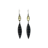 23-2003 Internal Pyramids Earrings by Mariella Pilato