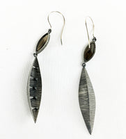 23-2003 Internal Pyramids Earrings by Mariella Pilato