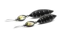 23-2003 Internal Pyramids Earrings by Mariella Pilato