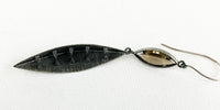 23-2003 Internal Pyramids Earrings by Mariella Pilato