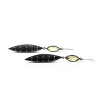 23-2003 Internal Pyramids Earrings by Mariella Pilato