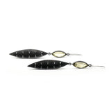 23-2003 Internal Pyramids Earrings by Mariella Pilato