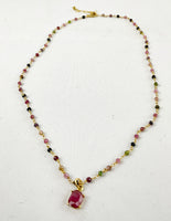 23-2008 Tourmaline Necklace by Savannah Design Studio