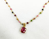 23-2008 Tourmaline Necklace by Savannah Design Studio