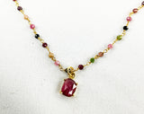 23-2008 Tourmaline Necklace by Savannah Design Studio