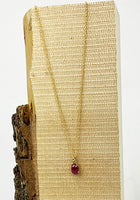 23-2009 Pink Tourmaline Necklace by Savannah Design Studio