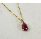 23-2009 Pink Tourmaline Necklace by Savannah Design Studio