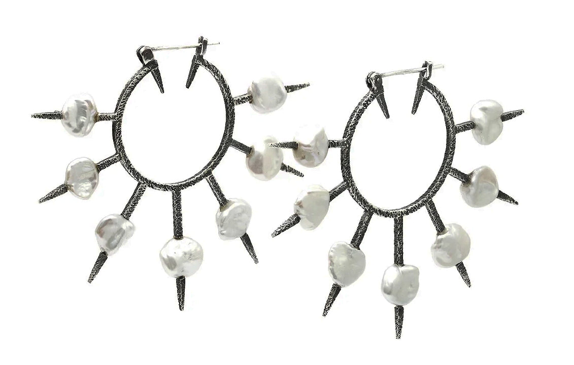 23-2014 Sevenfold Love Earrings by Mariella Pilato