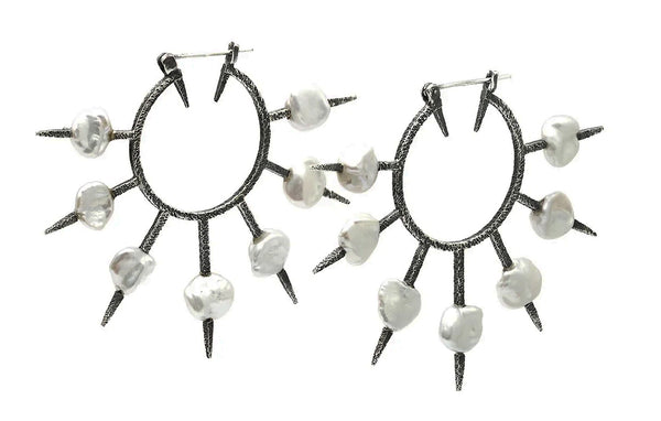 23-2014 Sevenfold Love Earrings by Mariella Pilato