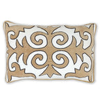 6-087 Applique Decorative Pillow