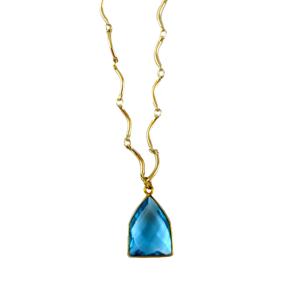 Aqua Quartz Necklace