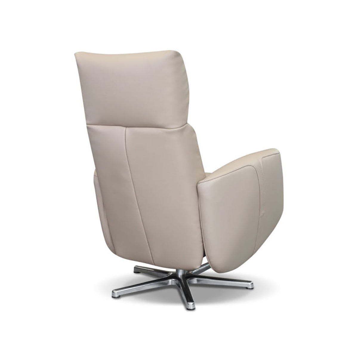 Italian Leather Swivel Electric Armchair Recliner