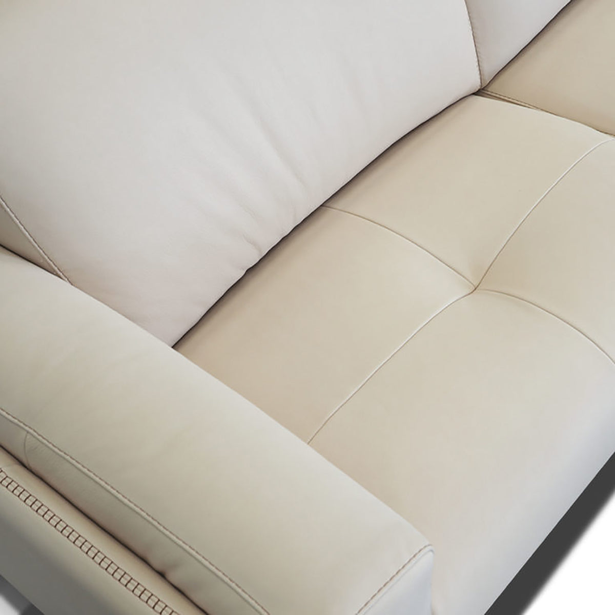 Italian Leather Sofa and Chaise Lounge