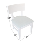 Cole Dining Chair with Upholstered Seat