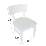 Cole Dining Chair with Upholstered Seat - Set of 2