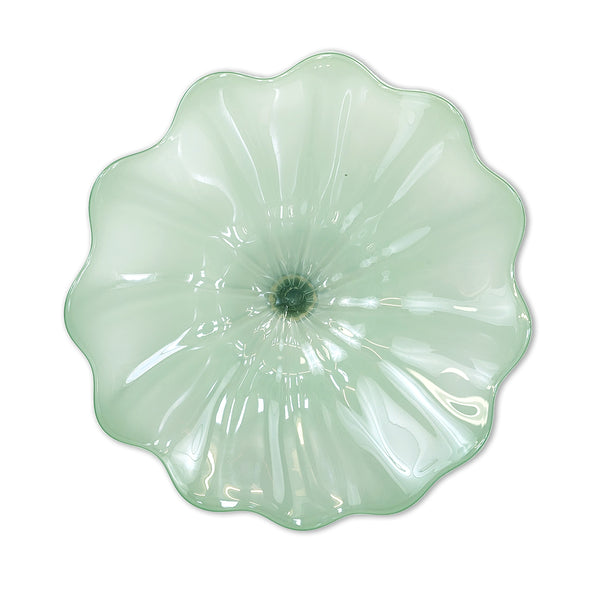 Doug Frates Wall Mounted Platters DF2202 Sea Glass Flower