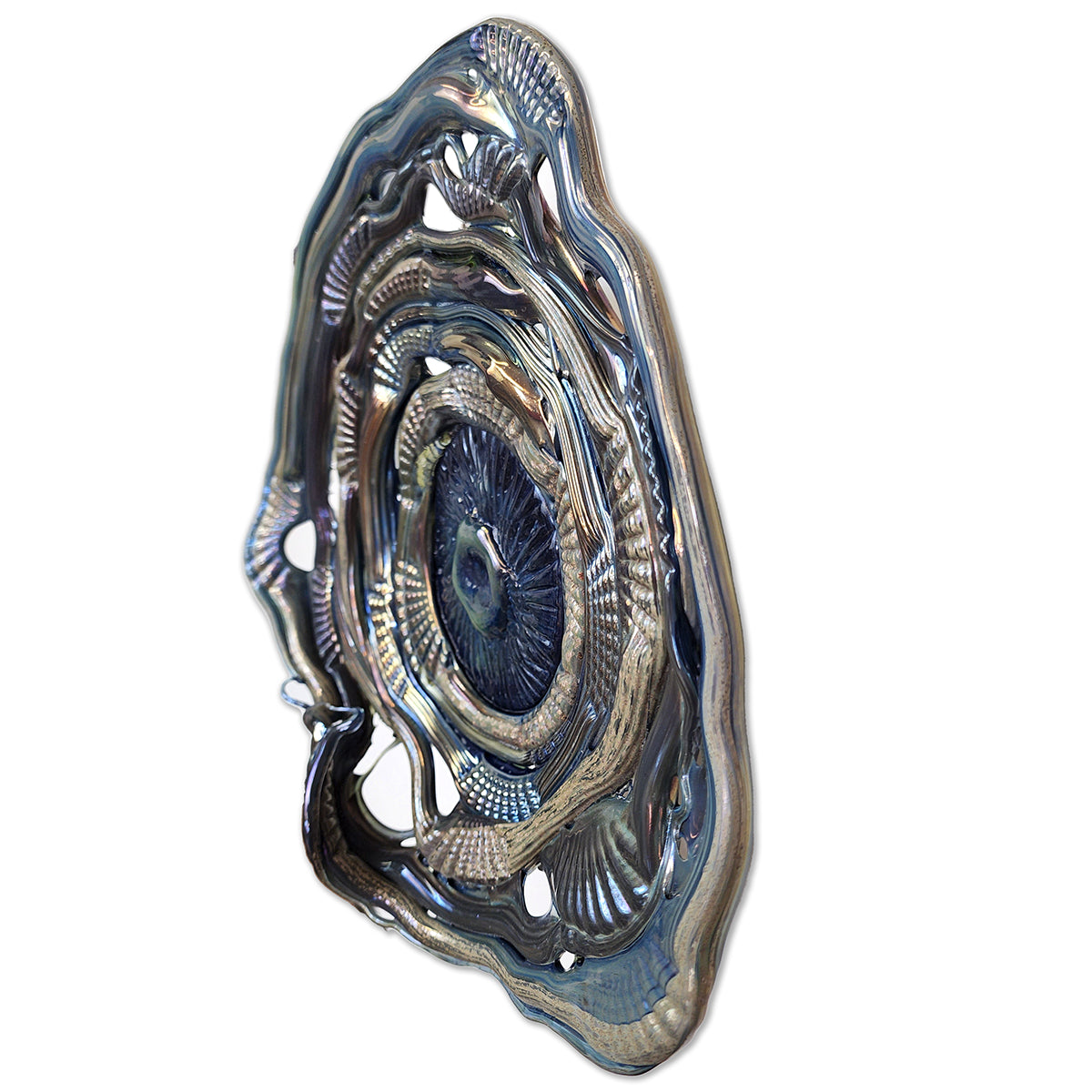 Doug Frates Wall Mounted PlattersDF2206 Jacobean Blue