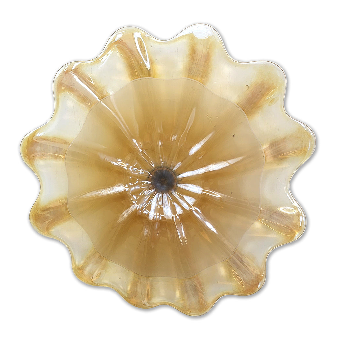 Doug Frates Wall Mounted Platters DF2207 Golden Rod