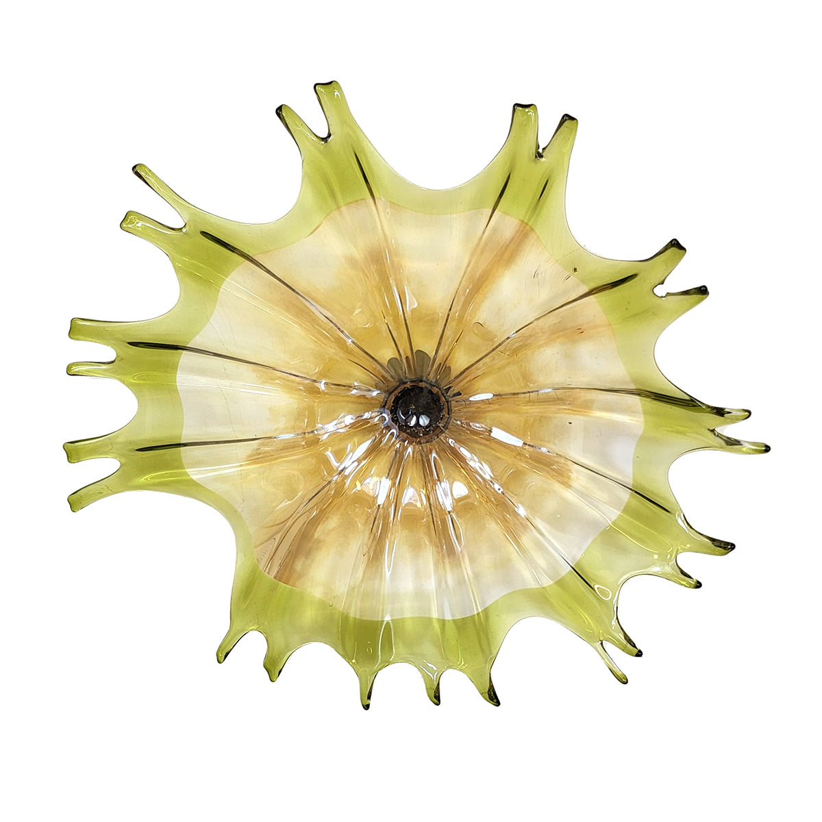 Doug Frates Wall Mounted Platters DF2213 Peridot