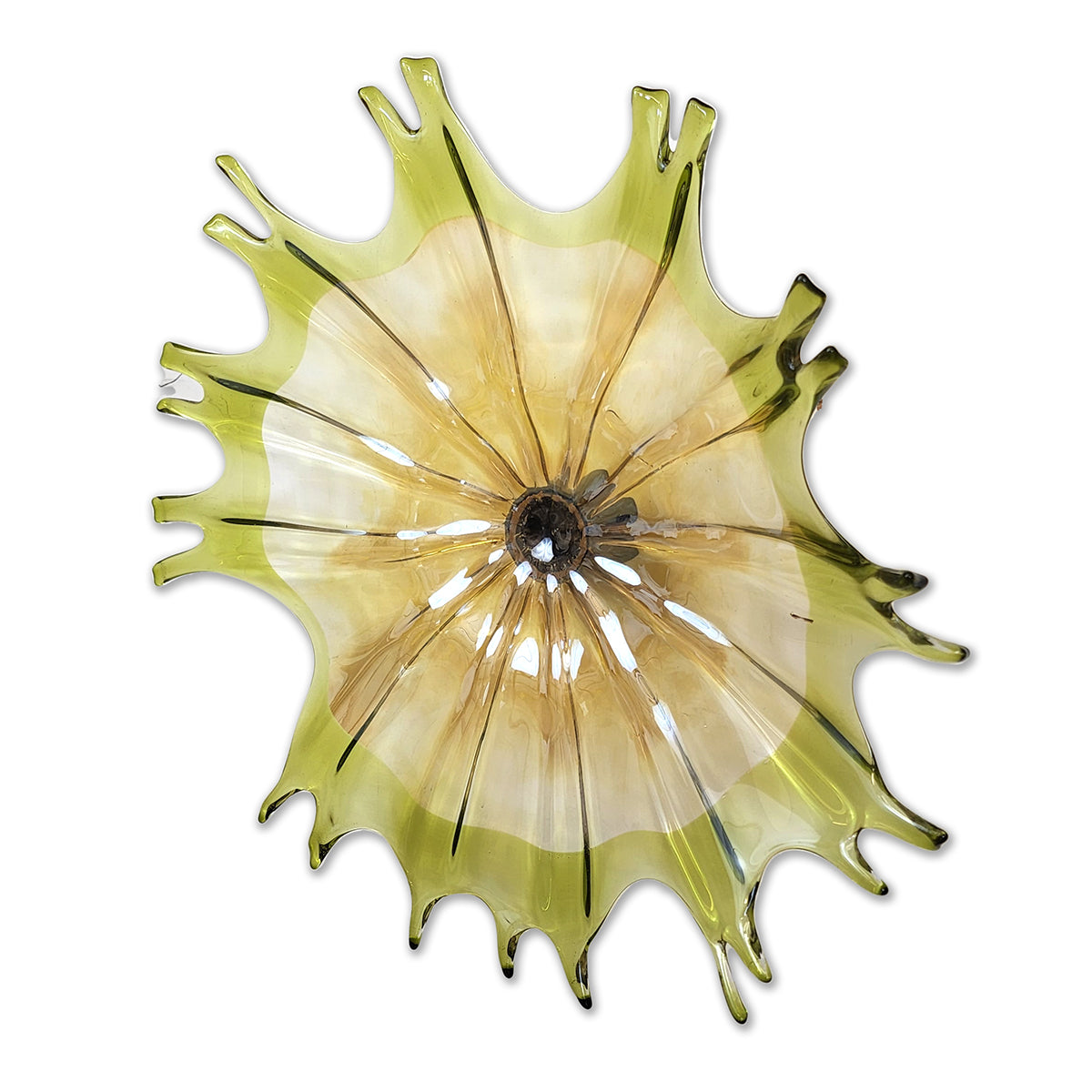 Doug Frates Wall Mounted Platters DF2213 Peridot