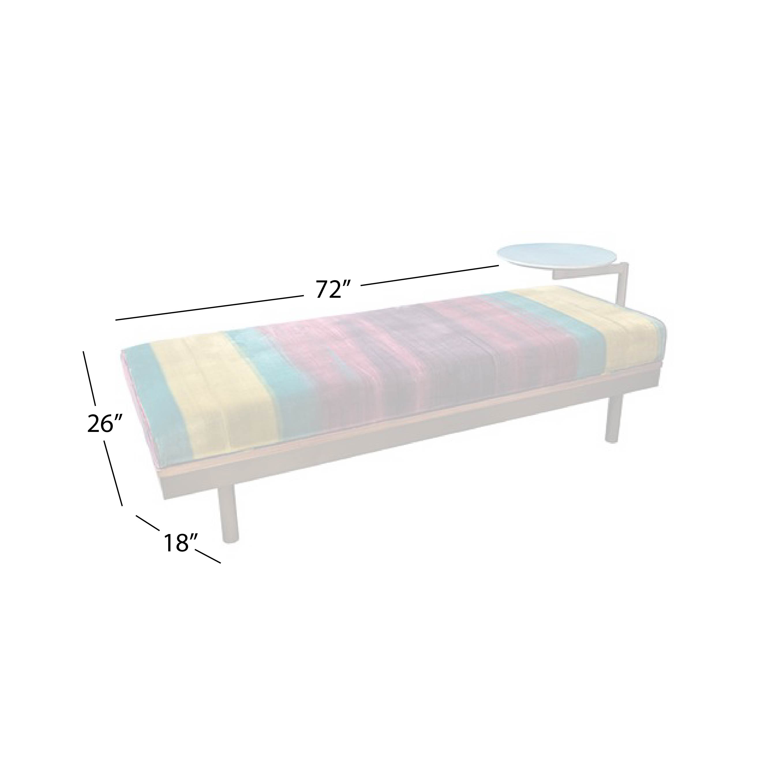 Drake Bench with Swivel Table