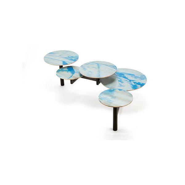 Drake Multi Level Cocktail Table with Photo Print