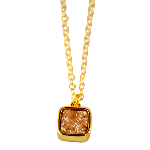 Druzzy Quartz Necklace