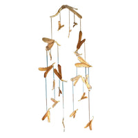 Falling Leaves Copper Mobile