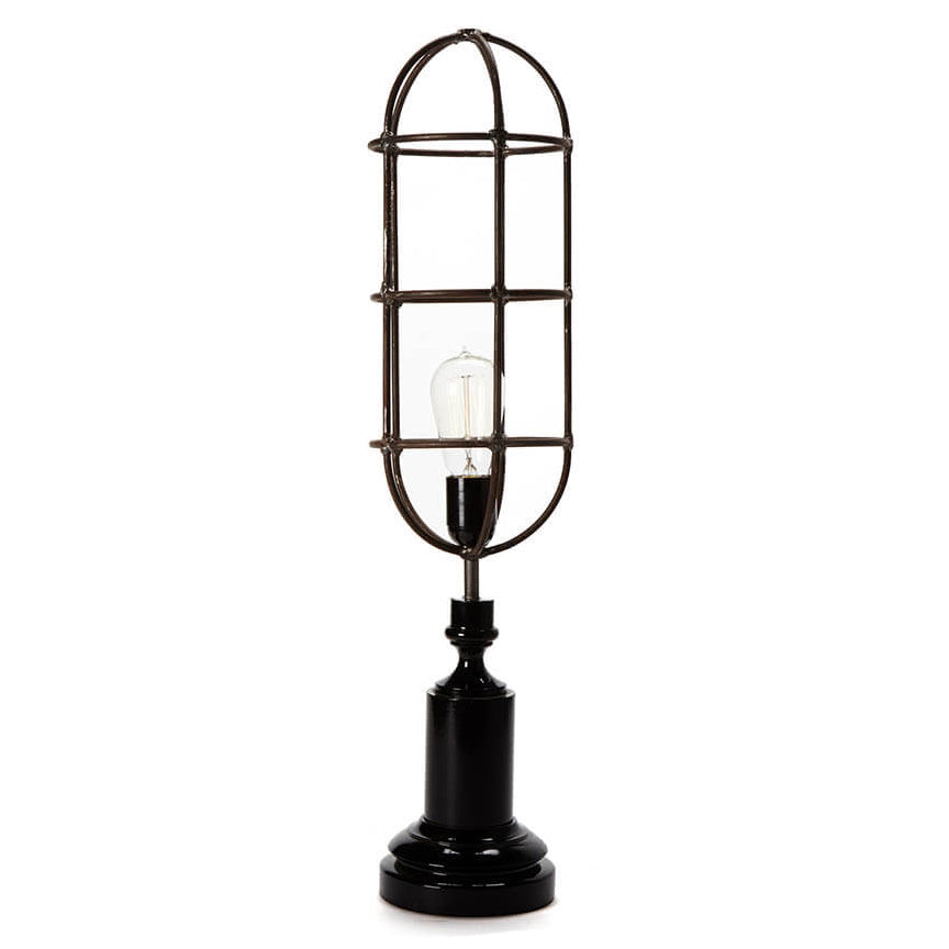 Geometric Wire Table Lamp, Rhombus