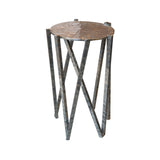 Huck Metal Drink Table