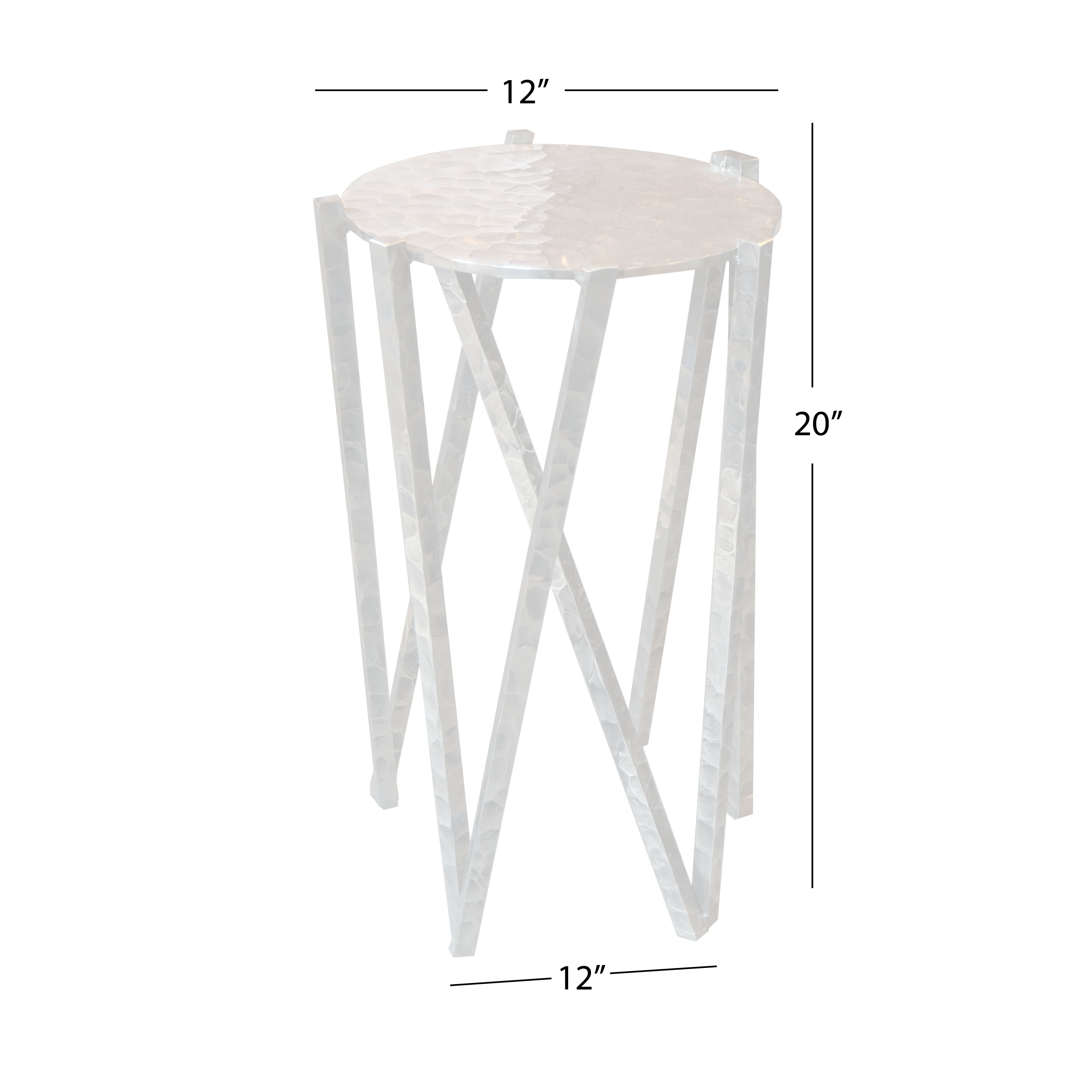 Huck Metal Drink Table