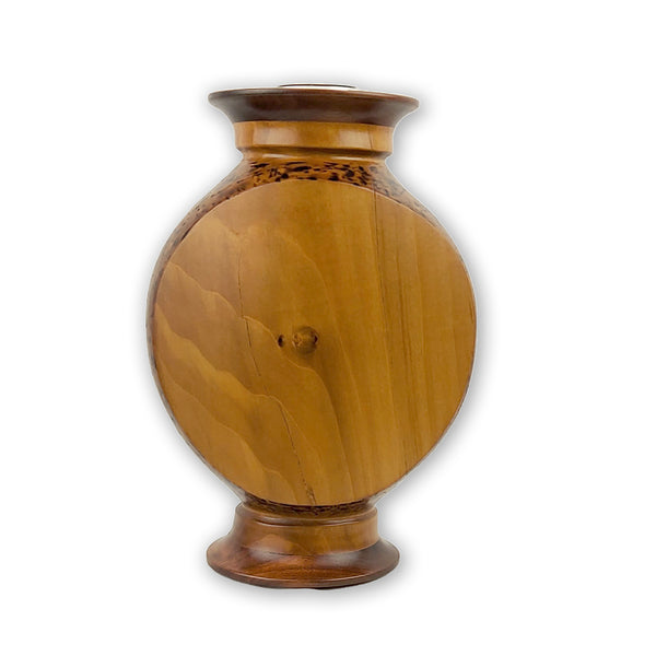 Tom Migge L-115 Walnut and Poplar Wood Vase