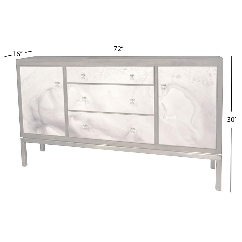 Lake Shore Watercolor Cabinet