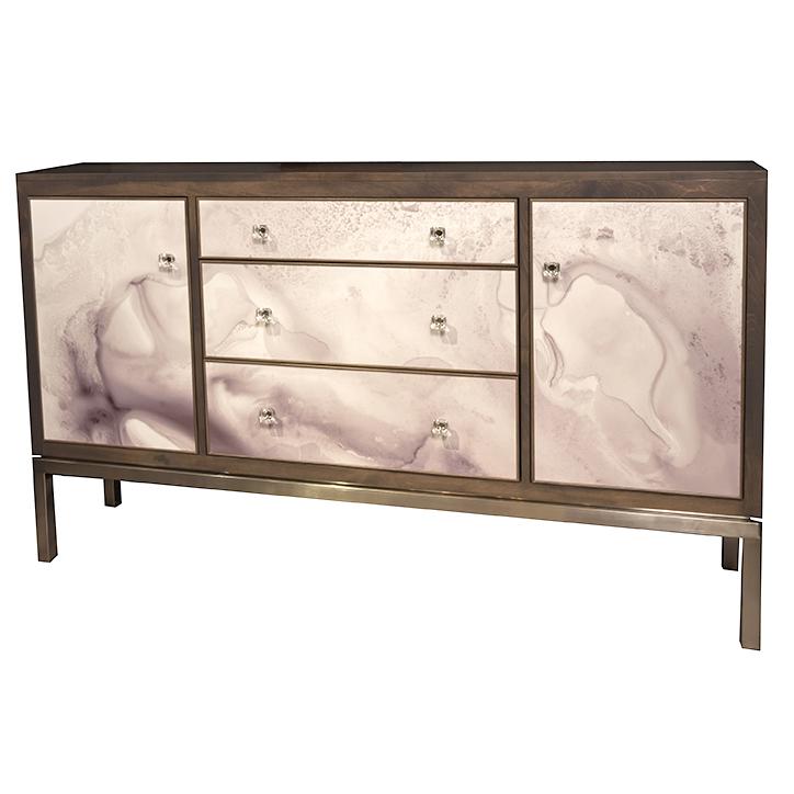 Lake Shore Watercolor Cabinet