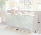 Lake Shore Watercolor Cabinet
