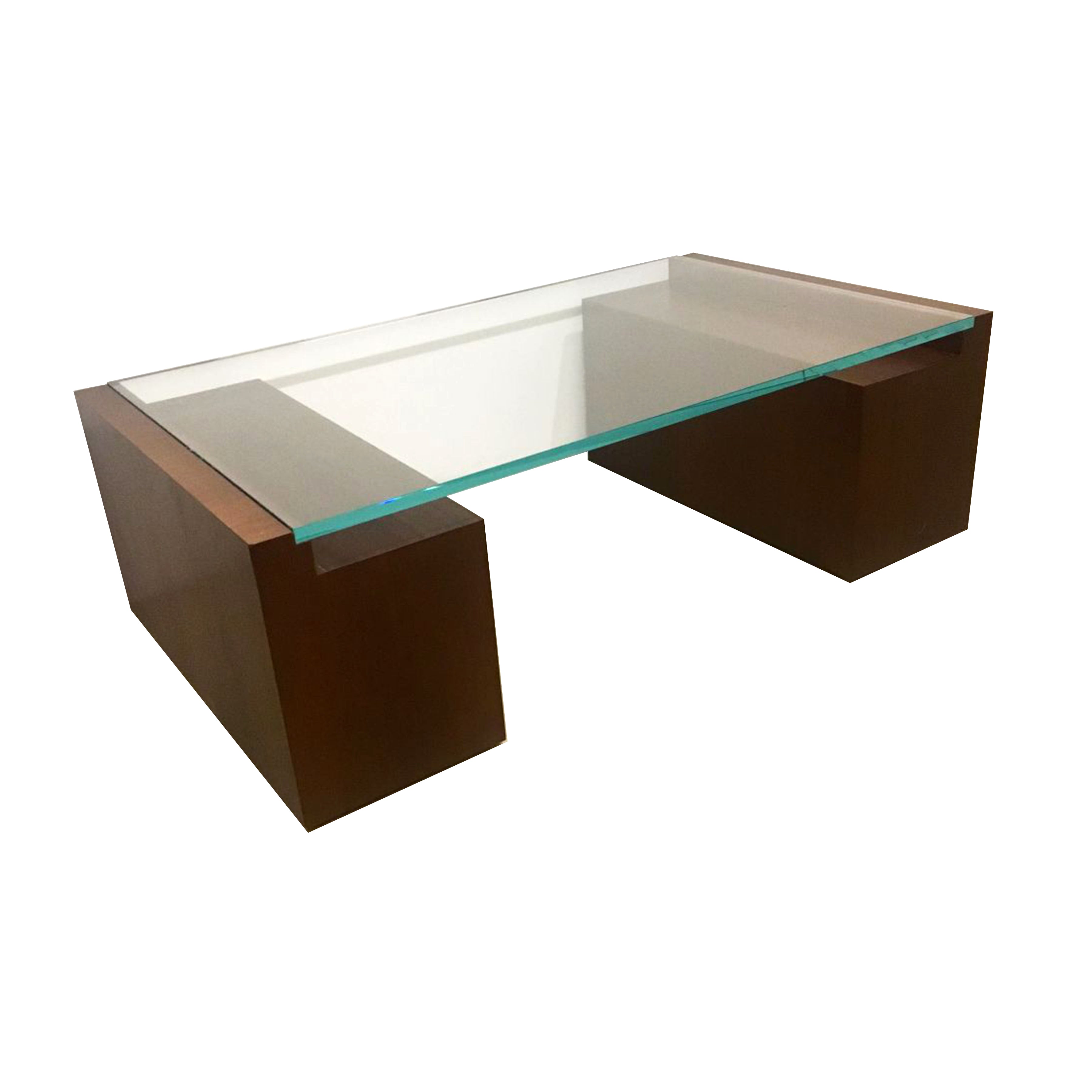 Lake Forest Cocktail Table with Glass Top