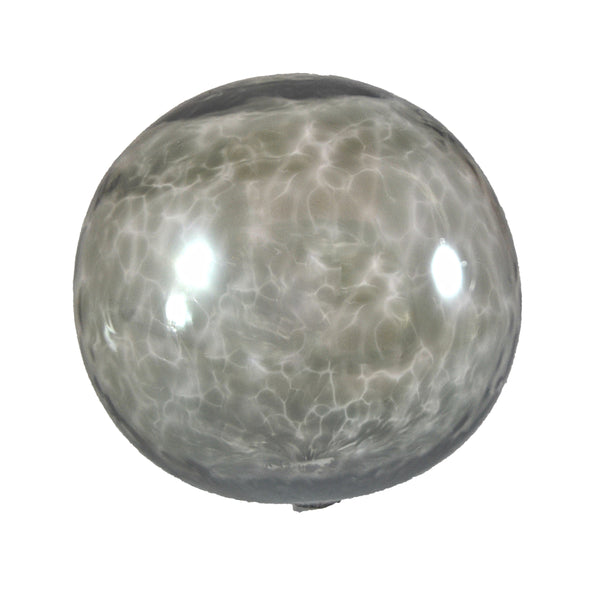 Artisan Glass Ball, Grey