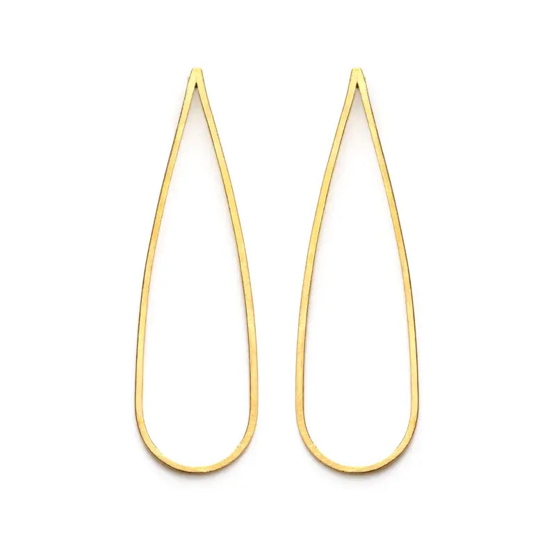 Teardrop Stud Earrings